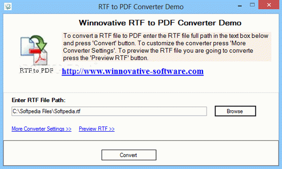 Winnovative RTF to PDF Converter Crack With Serial Key Latest