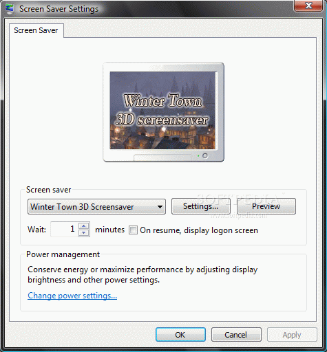 Winter Town 3D Screensaver Crack With License Key