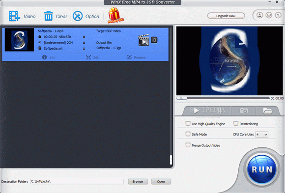WinX Free MP4 to 3GP Converter Crack With License Key 2024