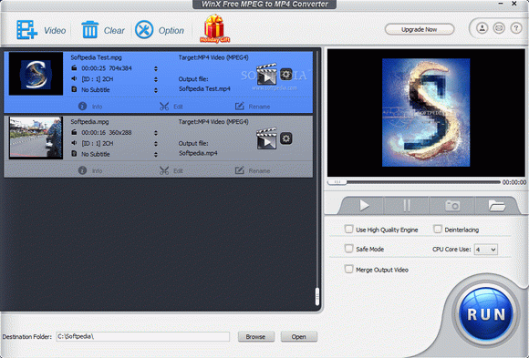 WinX Free MPEG to MP4 Converter Crack With Keygen