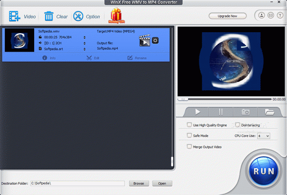 WinX Free WMV to MP4 Converter Crack With Serial Key