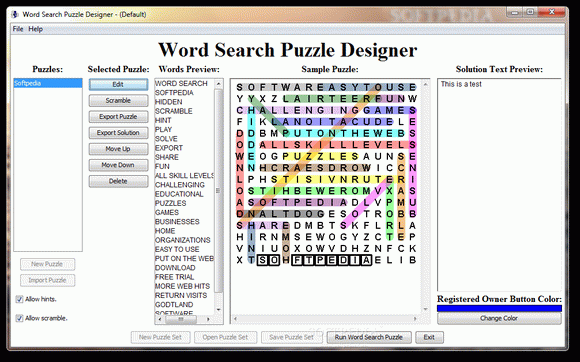 Word Search Puzzle Crack With Serial Key
