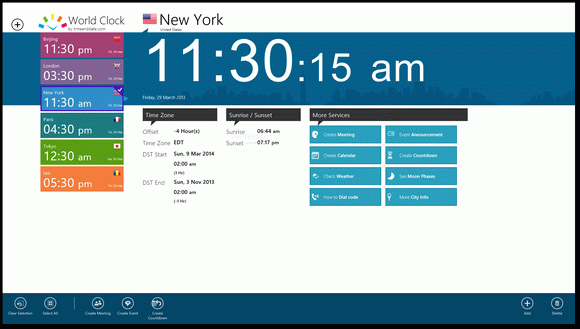 World Clock Time Zones for Windows 8 Crack With Activation Code 2024