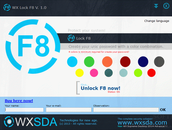 WX Lock F8 Crack + Serial Number (Updated)