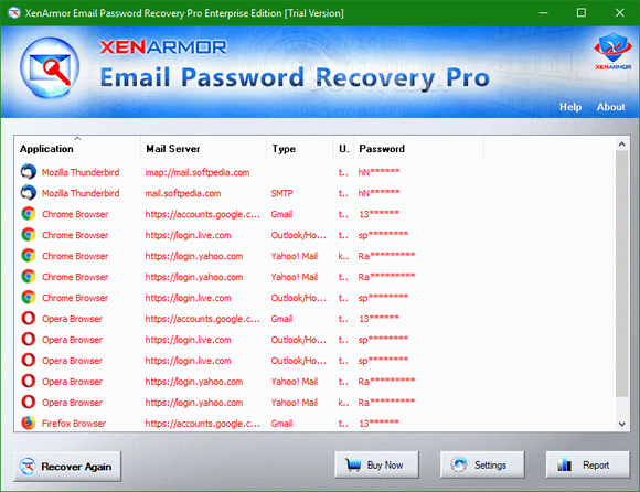 XenArmor Email Password Recovery Pro Crack & Activation Code