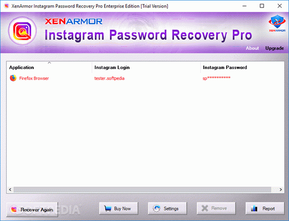 XenArmor Instagram Password Recovery Pro Crack + Serial Number Download 2022