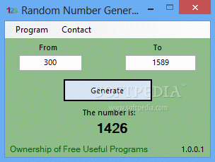 Random Number Generator Crack Plus Serial Key