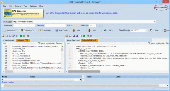 EPO Transmitter (formerly XML Transmitter) Crack + Keygen