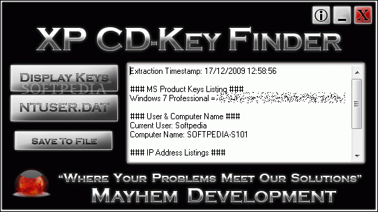 XP CD-Key Finder Crack + Serial Number Updated