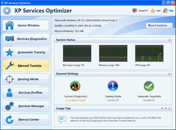 XP Services Optimizer Crack + Activator Download