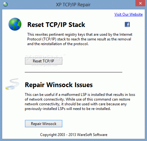 XP TCP/IP Repair Crack With Serial Number Latest