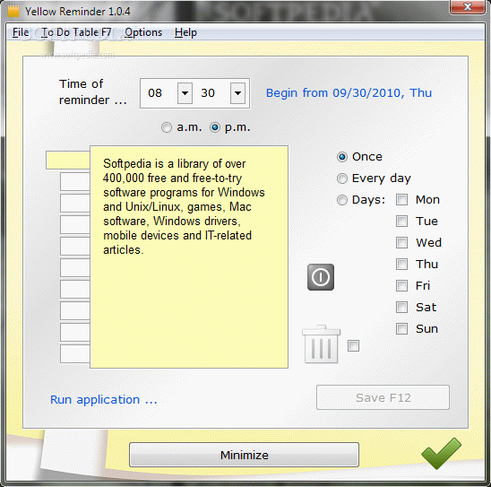 Yellow Reminder Crack With License Key Latest