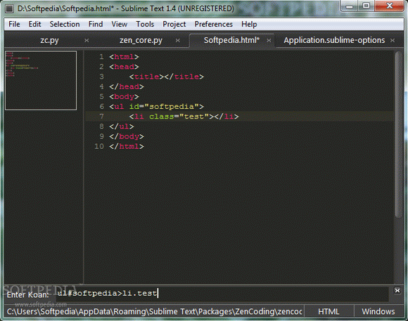 Zen Coding for Sublime Text Crack With Serial Number Latest