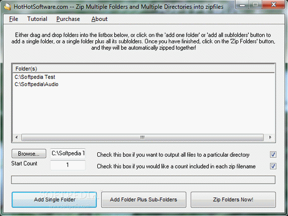 Zip Multiple Folders and Multiple Directories into zip files Crack Full Version