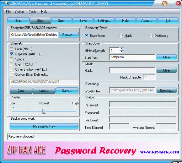 ZIP RAR ACE Password Recovery Crack With Serial Key Latest