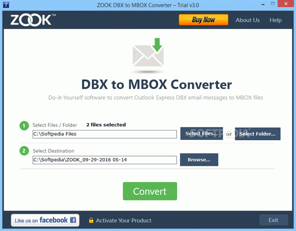 ZOOK DBX to MBOX Converter Crack + Keygen