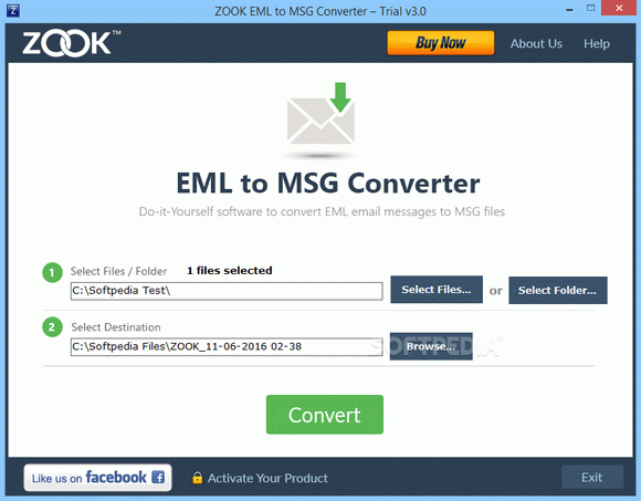 ZOOK EML to MSG Converter Crack + License Key