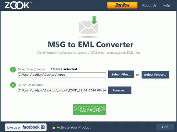 ZOOK MSG to EML Converter Crack With Serial Number 2024