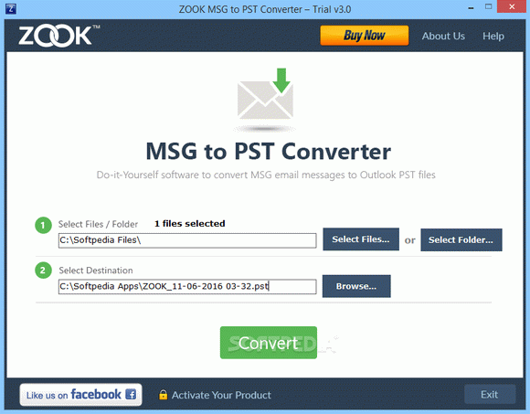 ZOOK MSG to PST Converter Crack Plus Activator