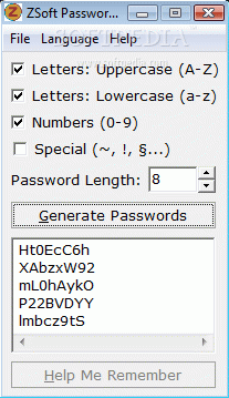 ZSoft Password Generator Crack Full Version